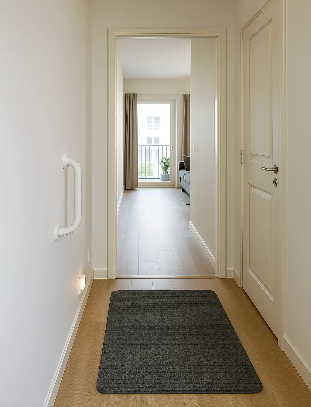 Melbourne home entry with safety modifications to reduce falls after discharge