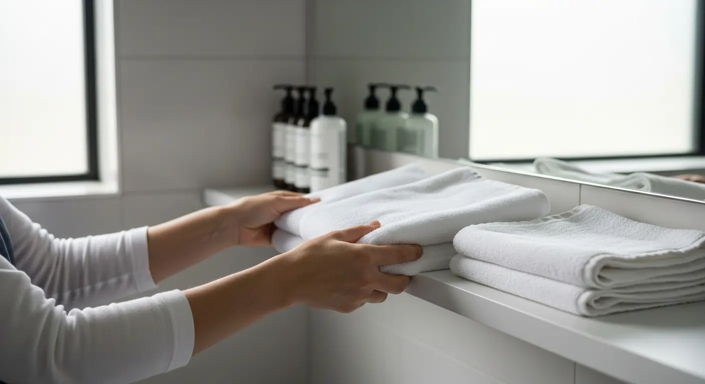 Support worker assisting with personal care tasks under NDIS in a Melbourne home.