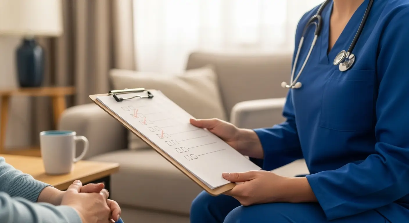 Trusted NDIS support worker providing reliable assistance in a Melbourne home.