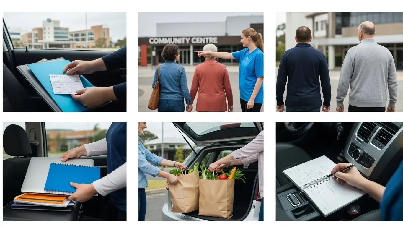 HAHS NDIS Transport Services Collage