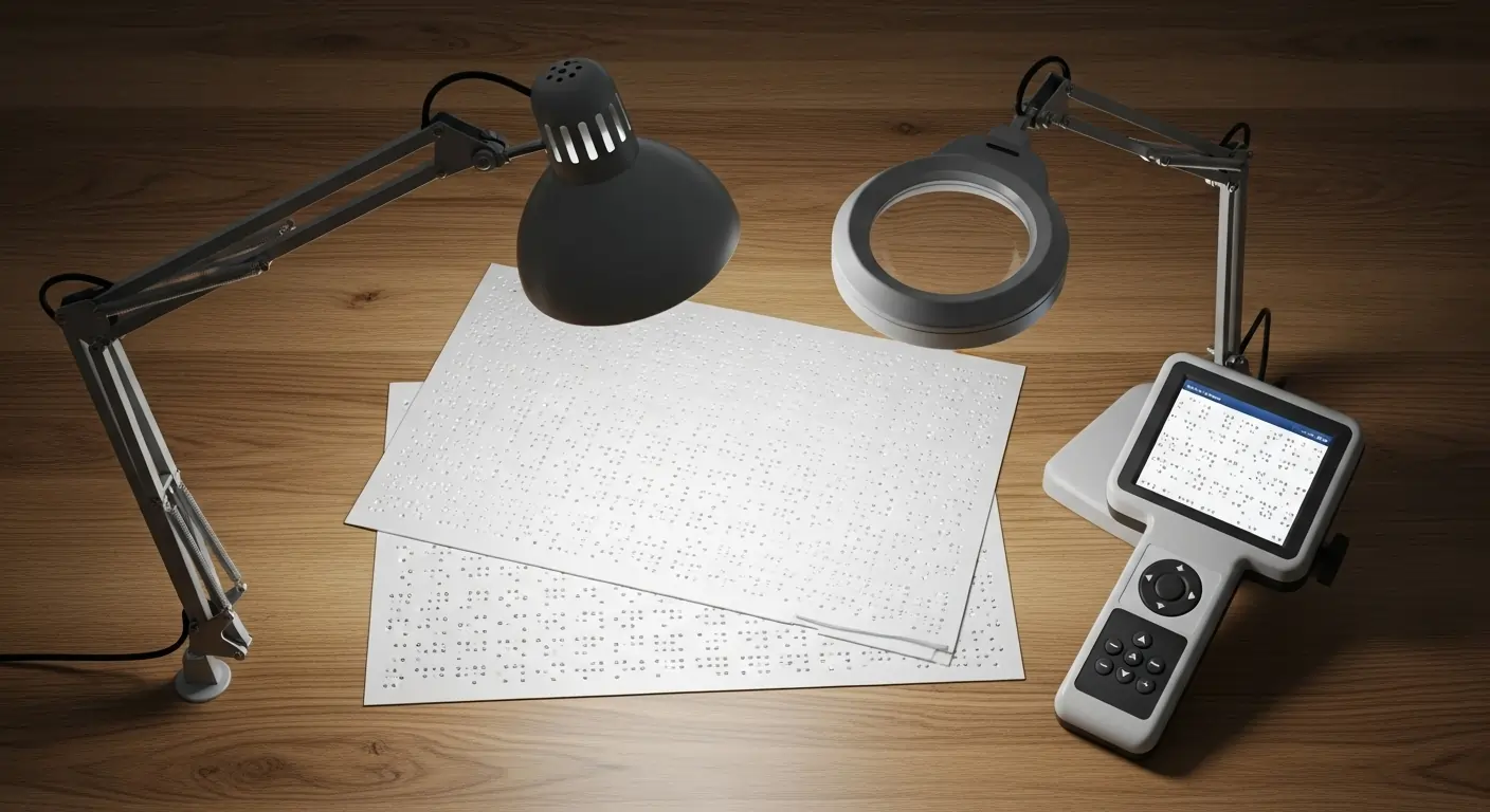 Assistive technology and adaptive tools used in NDIS vision impairment support